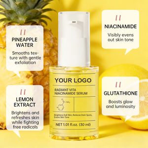 Suero de Niacinamida con Extracto de Limón y Glutatión, Fórmula para Uniformar el Tono de Piel, Reduce Manchas Oscuras, Marca Privada OEM ODM - Product Image 3