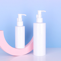 Flacon vide en plastique blanc avec pompe distributrice 100ml-300ml pour emballage cosmétique de nettoyant visage, crème et lotion – Vente en gros