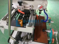ماكينة تفريز النوافذ إي وورلد LSX-100 380 فولت تعمل بالهواء المضغوط 170 كجم لتفريز فتحات المياه وفتحات البكرات وفتحات الأقفال