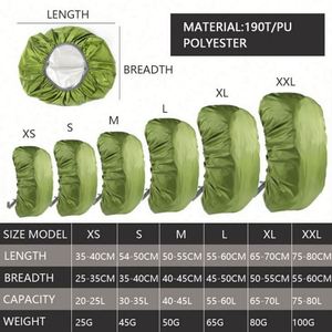 Mochila de Camuflaje para Senderismo, Cubierta Impermeable para la Lluvia, Funda Protectora para Bolsas - Product Image 6