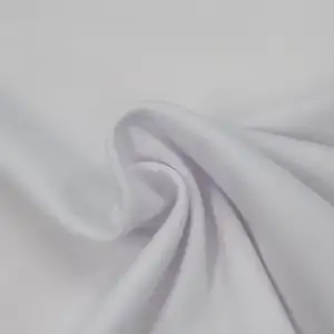 Açık spor kumaş Polyester çabuk kuru Polyester kumaş beyaz giyim-spor