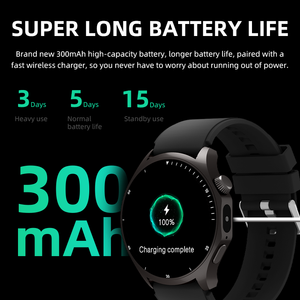 Montre connectée HKSF HW18 PRO, écran 1,46 pouce, étanche IP67, batterie 300 mAh, lampe torche, fréquence cardiaque, compatible iOS et Android - Product Image 6
