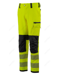 <span class=keywords><strong>Pantalon</strong></span> de travail extensible <span class=keywords><strong>haute</strong></span> <span class=keywords><strong>visibilité</strong></span> pour hommes, <span class=keywords><strong>pantalon</strong></span> de travail élastique EN ISO 20471 <span class=keywords><strong>CLASSE</strong></span> <span class=keywords><strong>2</strong></span> pour la sécurité industrielle - Product Image 2