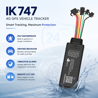 Traceur GPS intelligent 4G IK747 pour véhicule avec détection du comportement de conduite, enregistrement des angles morts et antivol