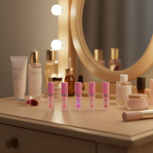 Huile à lèvres Saniye, format standard, hydratant pour tous types de peau, parfum rose, glycérine, ingrédient biologique - Product Image 2