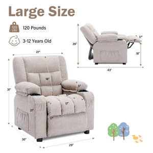 Singapore Malaysia Top Sale Kids <strong>Child</strong> Small Extendable <strong>Recliner</strong> Sofa <strong>Chair</strong> with Massage Feature - Product Image 6