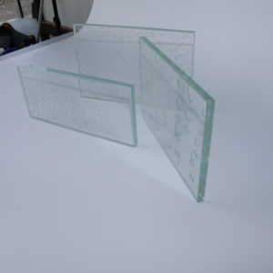 Panneau de verre décoratif transparent avec motif de bulles intégré, verre artistique pour porte, fenêtre, cloison et décoration intérieure - Product Image 2
