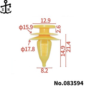 Evrensel naylon araba genişleme toka dekoratif perçinler sabit toka için plastik araba klip donanım oto raptiye - Product Image 4