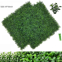 Mur végétal décoratif pour jardin, clôture en herbe synthétique, feuillage vert, plantes artificielles pour la décoration murale