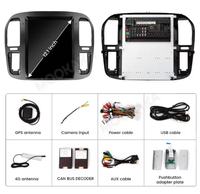 MOOKAKA Pantalla de 12.1 Pulgadas con Carplay para TOYOTA LC100 1992-2002, Android 14, Reproductor Multimedia para Auto, GPS, Radio, Unidad Principal Estéreo