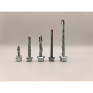 Yamahiro P44, sujetadores sin cromo hechos en Japón, tornillos de cabeza de arandela hexagonal autoperforantes para renovación de revestimiento de acero completo - Product Image 1