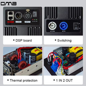 Trung Quốc Nhà sản xuất chất lượng tốt <span class=keywords><strong>Class</strong></span> <span class=keywords><strong>D</strong></span> DSP 650W + 650W khuếch đại công suất mô-đun Powered Loa - Product Image 3