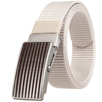 Ceinture en nylon tissée élastique pour homme LY36 23551 1, boucle à rouleau en alliage, logo personnalisé, vente en gros, largeur 35 mm, longueur 120 cm