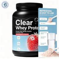 OEM Özelleştirilmiş Whey Protein Tozu Enerji Spor Takviyesi Toplu Pre-Workout Şeffaf Whey Protein Tozu