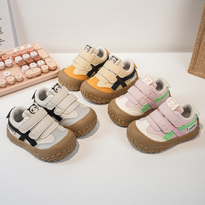<span class=keywords><strong>Zapatillas</strong></span> Deportivas para Niños con Cierre de <span class=keywords><strong>Velcro</strong></span> en el Tobillo y Suela de Malla, Primavera Otoño, Tallas Pequeñas y Medianas, <span class=keywords><strong>Zapatillas</strong></span> para Correr para <span class=keywords><strong>Niñas</strong></span> - Product Image 2