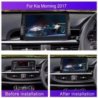 Car Gps Android 13 pour 2016-2019 Kia Picanto Morning 32GB Car Stereo Radio CAM