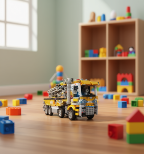 Set di blocchi da costruzione Mud King, modello di camion giocattolo in scala 1:16, per età da 8 a 13 anni, unisex, in plastica ABS, MOC0124 - Product Image 2