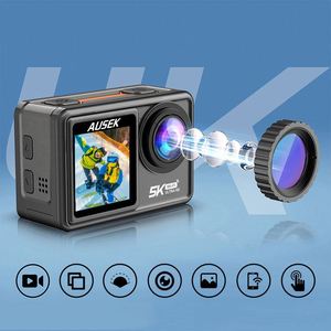 X619 S81tr Action <b>Camera</b> 5k 4k60fps Eis Video With Optional Filter Lens 48mp Zoom 1080p Webcam Vlog Wifi Sports Cam With Remote - Product Image 3