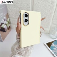 Nouvelle Arrivée Étui de Téléphone Pliable en PC Couleur Unie Simple pour Samsung Z Fold 8/Ultra Housse de Protection Intégrale à Charnière Tendance