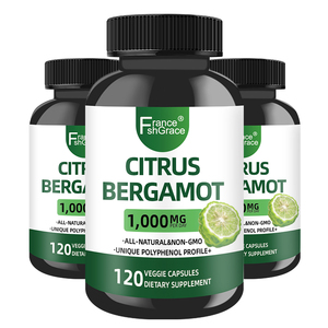ผู้ผลิตอาหารเสริมสารสกัดจากส้มเบอร์กามอต บำรุงภูมิคุ้มกัน บริสุทธิ์ ปราศจากส่วนผสมจากสัตว์ ช่วยเสริมสร้างการเผาผลาญ  แคปซูลส้มเบอร์กามอต - Product Image 1