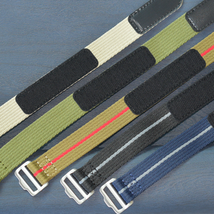 Цельный ремень безопасности ремни для Samsung Galaxy <span class=keywords><strong>Watch</strong></span> 20 мм 22 мм Спортивные липучки нейлоновые ремешки для смарт-часов и аксессуаров - Product Image 4