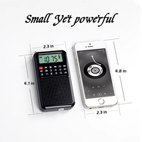 Radio FM de poche L628, lecteur MP3, haut-parleur d'actualités, scanner de radios portables, recherche automatique de chaînes, radio multifonction
