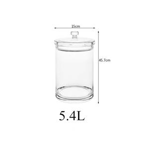 Grands bocaux transparents de stockage des aliments personnalisés de 0,5 L 2L 3L 5L avec couvercle hermétique Bouteilles de stockage de cuisine bocaux pour thé café bocaux de stockage de sucre - Product Image 6
