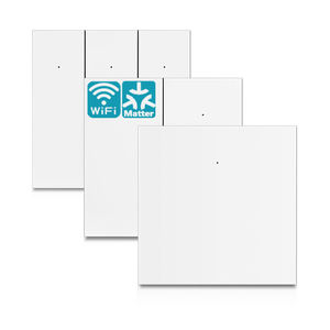 MT-SW-10812026 Matter Interrupteurs muraux intelligents Wi-Fi modernes EU, interrupteurs sans fil à télécommande pour éclairage LED, usage général - Product Image 1