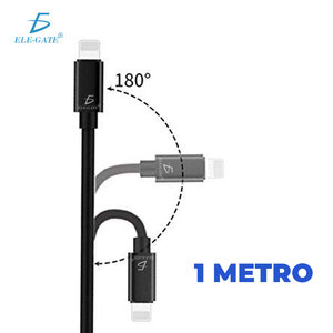 Cable de audio ELE-GATE de 3,5 mm con conector de 8 pines para auriculares con cable, sistema de audio estéreo para el hogar y sistema de audio para automóvil, compatibilidad universal - Product Image 3