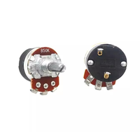 Potentiomètre à film de carbone réglable BOENSNS WH138-1 avec interrupteur, longueur 20 mm, résistance B10K-B500K, 500 V, boîtier en plastique