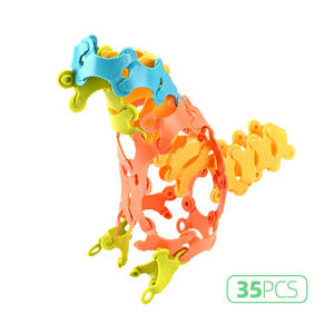 60/100/248PCS Wholesale ABS Material Bricks Hundred Creative Assembling DIY Building <strong>Blocks</strong> Sets Gift Toys for Kids - Product Image 6