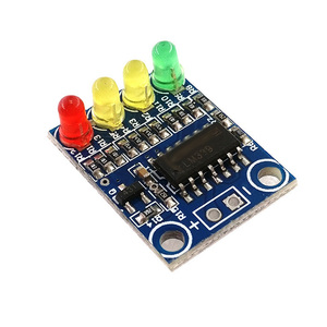 Modul indikator daya 4 segmen baterai 12V dilengkapi dengan lampu LED indikator daya 4 digit di papan - Product Image 1