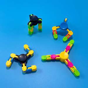 Juguete giratorio de cadena para dedos, juguete antiestrés creativo, venta al por mayor a partir de 1 yuan. - Product Image 2