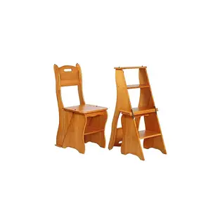 Escalera de biblioteca multifuncional de 4 escalones portátil ligera, soporte de flores plegable de madera, artesanías de madera, cajas de madera, carteles de pared