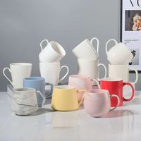 Nouvelle tasse en céramique blanche avec poignée, tasse à lait ou à café pour les hôtels et les complexes hôteliers, passe au micro-ondes