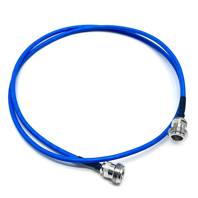 NK All-Copper High-Temperature High-Frequency Male Signal Cable Blue Coaxial RF Cable for Communication High Quality NK