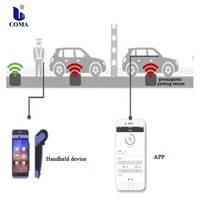 Système de Guidage Intelligent pour Parking COMA CM-2105 Technologie LoRa Sans Fil Haute Précision 98% Batterie 19Ah Longue Durée de Vie 3-5 ans