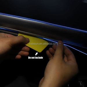 Bande lumineuse d'ambiance EL froide de 5 m pour voiture, néon LED RVB, bande lumineuse d'ambiance intérieure pour voiture, fil EL - Product Image 5