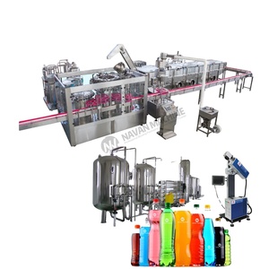 Ligne de production de boissons gazeuses Navan Machine pour petites entreprises, bouteilles en plastique PET, jus de fruits - Product Image 1