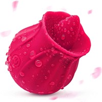 Vibrador de Lengua Rosa para Mujeres, Estimulador de Punto G y Pezones, Vibrador Clitoral para Mujeres, Juguetes Sexuales para Adultos