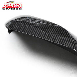 Coques de rétroviseurs latéraux en fibre de carbone véritable AISKA, à coller, pour Toyota Camry CHR Avalon <span class=keywords><strong>2018</strong></span>+ - Product Image 4