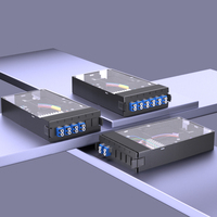 8-Core FTTH Desktop and Wall-Mounted Plastic Optical Fiber Terminal Box with 4-Port LC Optic Fiber Wall-Mounted Box