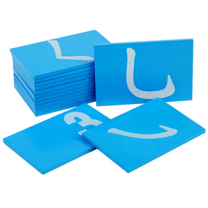Bloc de dessin en <span class=keywords><strong>bois</strong></span> inspiré de Montessori avec alphabet en <span class=keywords><strong>papier</strong></span> de verre, 26 pièces, jouet éducatif pour l'apprentissage précoce des enfants de maternelle - Product Image 4
