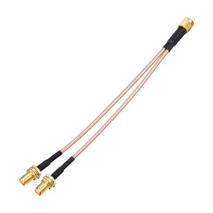 SMA Nam để kép SMA nữ song song cáp mở rộng rg316 đồng trục <span class=keywords><strong>Adapter</strong></span> cho 4G LTE Router không dây Wifi Antenna - Product Image 6