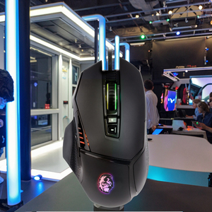 Souris de jeu OEM ODM Mous, conçue pour une utilisation sur ordinateur <span class=keywords><strong>portable</strong></span>, filaire, connexion USB 2,4 GHz, orientation de la main droite, rétroéclairage LED, ergonomique - Product Image 1