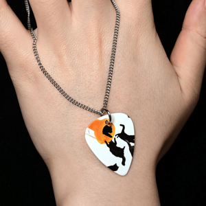 Delicata Collana Personalizzata a Forma di Plettro <span class=keywords><strong>con</strong></span> Incisione Iniziale Personalizzata, Regalo Speciale per Anniversario Musicale per Lei - Product Image 6