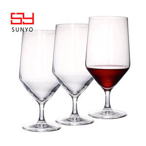 Copa de Vino Tinto de Lujo Elegante de 315ml de Vidrio Sodocálcico con Tallo Largo para Bodas, Fiestas, Restaurantes y Bares - Cristalería Premium al por Mayor - Product Image 4
