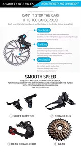 Bicicleta de Carretera de Carbono Premium OEM 700c, 21 Velocidades, Sh-roadbike34 - Product Image 5