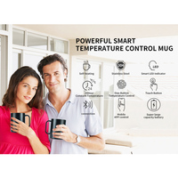 Simple nouveau modèle contrôle de la température tasse intelligente auto-chauffant électrique 14oz/415ml moderne avec Bluetooth en acier inoxydable SS 304
