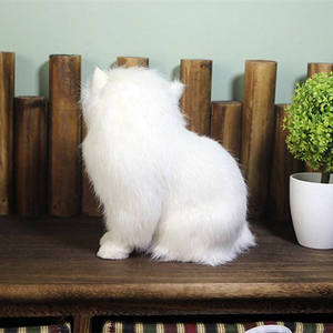 Hot Bán Sống Động Như Thật Crouching Động Vật Mô hình Handmade Thực Tế Ba Tư Mèo Búp Bê Trẻ Em Mèo Sang Trọng - Product Image 3